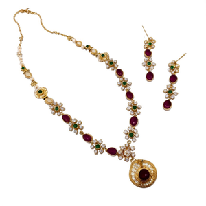 Kemp Fine <b>Bridal</b> <b>Jewelry</b> <b>Sets</b>-Gold Plated Zircon Designer Earring <b>Set</b> - Product Image 2