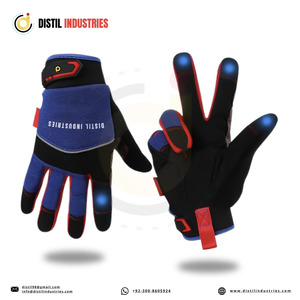 Guantes de Trabajo Tácticos de Seguridad Antivibración para Exteriores, Resistentes a Cortes, de PU de la Mejor Calidad, para Mecánicos, Anti-Impacto y a Prueba de Golpes - Product Image 2