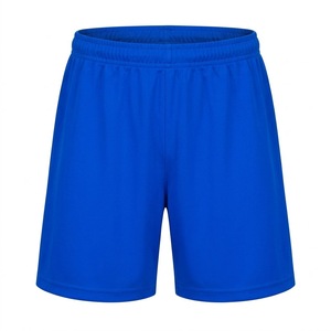 New <b>Men's</b> Solid <b>Yellow</b> Eco-Friendly Front Logo Sporty Soccer <b>Shorts</b> Elastic Waist Drawstring Quick Dry Athletic - Product Image 3