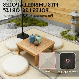 Base per Ombrellone da Esterno Nera con Base Quadrata per Terrazzo - Solo Base per Ombrelloni da Patio - Product Image 3