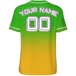 Custom Baseball Jersey Silk Screen Printed Stitched Breathable Quick Dry Moisture Wicking Team Sportswear Wholesale Men 100% - Product Image 4