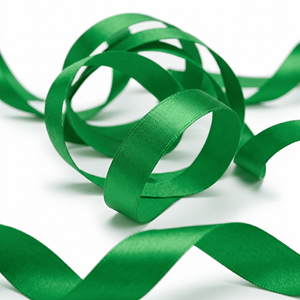 Manufacturer 6mm Green Double Face Satin Ribbon Roll for Gift Tags Bouquet Wrap Hair Bows <b>Sewing</b> Craft Decor <b>Boxes</b> DIY Use Party - Product Image 3