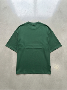 T-shirt ample imprimé pour homme en coton épais à manches courtes, style streetwear oversize avec épaules tombantes - Product Image 2