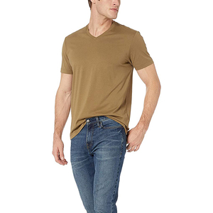 เสื้อยืดผู้ชายดีไซน์ใหม่ ผ้าฝ้ายถัก 100% สไตล์ลำลอง สตรีทแวร์ ฮิปฮอป ไซส์ใหญ่ คอวี ล้างสีแบบแอซิด ระบายอากาศ แห้งเร็ว - Product Image 6