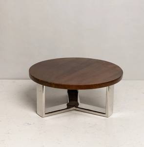 Support à gâteau en bois de manguier émaillé fait main de luxe pour la Saint-Valentin et Noël, directement de l'usine - Product Image 1