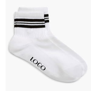 Oem Custom Logo Designer Unisex Crew Autumn Print Bottom Terry Breathable Eco-Friendly Grip <b>Running</b> Sports <b>Socks</b> - Product Image 1