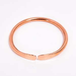 Brazalete Ligero de Cobre Abierto para Terapia Holística, Brazalete Liso de Cobre Puro para Alivio del Dolor de Artritis, Pulsera en Venta - Product Image 1