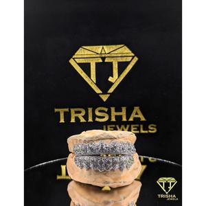 Dientes de Moissanita con Incrustaciones de Diamantes, Grillz de Plata Esterlina 925, Joyería Hip Hop Personalizada, Accesorio de Lujo para la Sonrisa de Trisha Jewels - Product Image 2