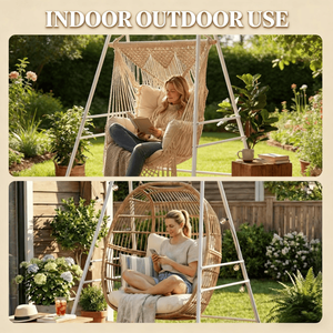 Support de chaise hamac avec uniquement le cadre de la chaise pour votre espace extérieur relaxant - Product Image 6