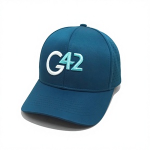 Casquette de sport pour adultes respirante à 6 panneaux, structurée, avec logo personnalisé brodé, couleur OEM ODM, fabriquée au Vietnam, découpée au laser, pour activités de plein air - Product Image 1
