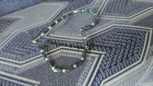 Cuentas redondas y tubulares blancas de 3 mm, 8 pulgadas, hechas a mano para pulseras de cuentas. - Product Image 6