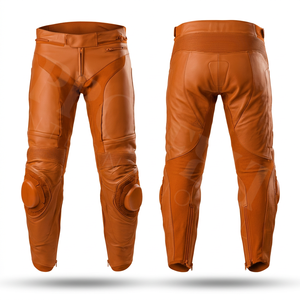 Whole Sale Manufacturer Motorcycle Leather Riding Pants with Knee Protection Breathable Biker Trousers Anti <b>Slip</b> Motorbike Gear - Product Image 4