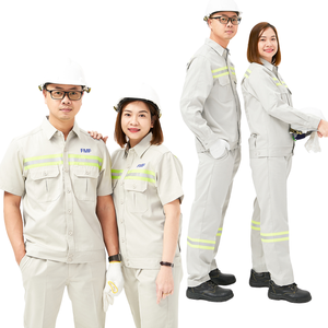 Conjunto de ropa de trabajo de alta calidad, ropa de uniforme, diseño de logotipo personalizado y construcción, industria de soldadura, transpirable para hombres y mujeres, bajo MOQ - Product Image 2