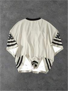 เสื้อยืดผู้ชายผ้าฝ้ายถักเนื้อนุ่ม ระบายอากาศได้ดี แห้งเร็ว เป็นมิตรกับสิ่งแวดล้อม สไตล์ลำลอง สตรีทแวร์ รับสกรีนโลโก้ ขายส่งจำนวนมาก - Product Image 5