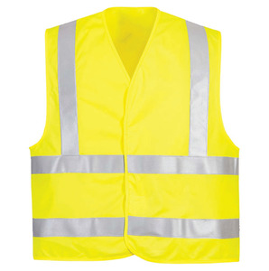 Gilet de sécurité polyvalent à haute visibilité, équipement réfléchissant, maille respirante pour les travailleurs de la construction et du terrain, gilet pour hommes - Product Image 2