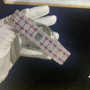 Reloj de Alta Calidad Personalizado con Diamantes Cultivados en Laboratorio, Reloj de Acero Inoxidable de la Mejor Calidad para Hombre - Product Image 3