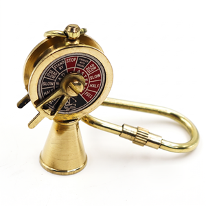 Porte-clés Télégraphe Nautique Vintage en Laiton Poli, Décoration Marine, Article de Collection, Décoration d'Intérieur, Cadeau Promotionnel pour Clés - Product Image 3
