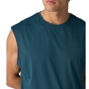 Custom Men Muscle Sleeveless T Shirt Wholesale OEM ODM Gym Training Tank Breathable Workout <b>Top</b> Manufacturer - Product Image 3