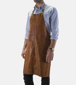 Tablier en cuir durable, tablier de bar pour restaurant, tablier de chef professionnel, tablier de cuisine robuste, tablier de cuisine en cuir - Product Image 1
