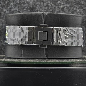 Reloj de Lujo para Hombre de 41 mm, Estilo Cerámico Negro, Movimiento Mecánico Automático, Analógico, Esqueleto Dorado, Correa Integrada de Acero Inoxidable de 16 mm - Product Image 4