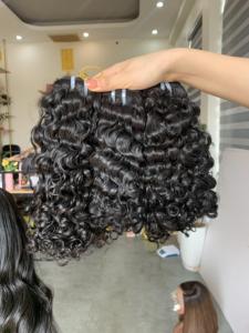 The Big Curly Cheveux humains vietnamiens 100%, ,100% Cheveux non traités en cheveux humains bouclés - Product Image 3