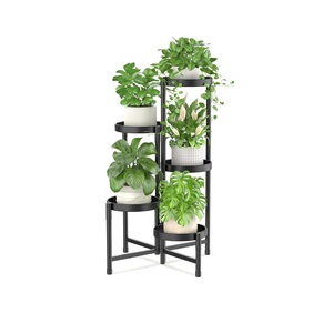 Support de plante en fer de style moderne, fabriqué par un fabricant fiable, adapté à la décoration intérieure et à l'exposition de plantes d'intérieur - Product Image 1