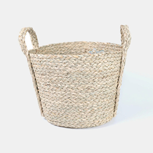 Panier de rangement en paille naturelle tressée motif fraise, fait main, haute qualité, organisateur de chambre d'enfant, vente en gros usine OEM ODM, le plus vendu - Product Image 3