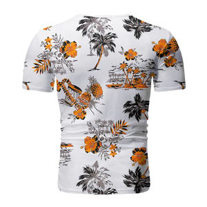 T-shirts unisexes à col rond, coupe ajustée, respirants, écologiques, à séchage rapide, avec logo personnalisé imprimé numériquement sur le devant, en tissu tricoté. - Product Image 2