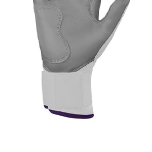 Baseball Batting Gloves Leather Performance Grip Comfortable Fit Ambidextrous <b>Hook</b> Loop Closure Youth Sports Training Gloves - Product Image 2