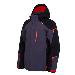 Chaqueta Impermeable para Hombre MANTIC ENTERPRISES, Gruesa y Suave, con Bloques de Color, Cierre de Cremallera, Corte Regular, para Invierno y Actividades al Aire Libre, de Poliéster - Product Image 5