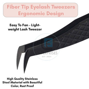 Pinces à cils en acier inoxydable durables avec logo personnalisé, réutilisables et résistantes, best-seller, service OEM - Product Image 5
