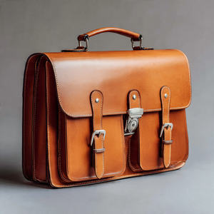 Sac à bandoulière en cuir véritable personnalisé, sacoche pour ordinateur portable, unisexe, pour le bureau, imperméable, léger - Product Image 4