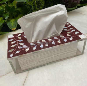 Boîte à mouchoirs de style classique, durable, écologique, fabriquée à la main, avec logo personnalisé, porte-serviettes, décoration d'intérieur haut de gamme - Product Image 2