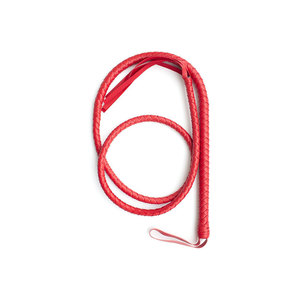 Látigo de Cuero Marrón con Diseño de Mango Enrollado - Product Image 4