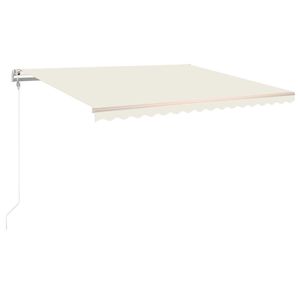 Toldo crema retráctil automático Tamaño de 157,5 "x 118,1" para refugio al aire libre - Product Image 2