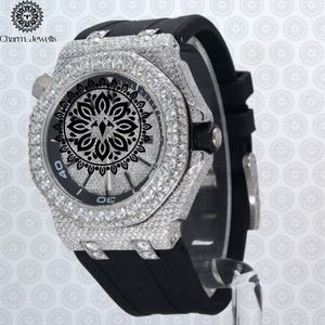 Charm_Jewells Luxury Stainless Steel <b>Watch</b> 40mm Round Dial Sapphire Crystal Quartz Movement Women Fashion Design - Product Image 1