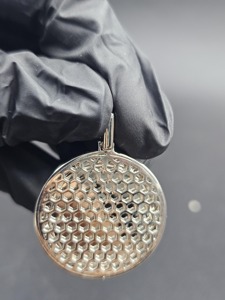 Pendentif en argent sterling 925 de qualité supérieure, serti de moissanite, pour homme, bijoux hip-hop, pendentif personnalisé en argent 925 - Product Image 6