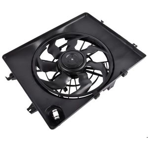 Single Radiator Cooling Fan Assembly for Hyundai Sonata & Kia Optima 253802T500 Fan System - Product Image 3