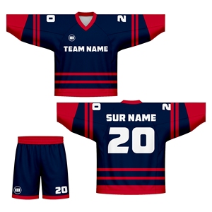 Proveedor Directo de Uniformes de Lacrosse, Jersey de Lacrosse Transpirable Personalizado, Fabricante de Ropa Deportiva para Equipos - Product Image 1