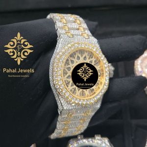 นาฬิกาเพชรหรู Pahal Jewels ตัวเรือนทรง Tonneau สายสแตนเลส สตีล ระบบควอตซ์ หน้าปัด 40 มม. เครื่องประดับแฟชั่นสำหรับทุกเพศ - Product Image 3
