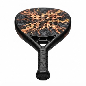Raqueta de Pádel de Entrenamiento, Fibra de Carbono y Grafito, Ligera, Núcleo de EVA, Marco Resistente, Cara Texturizada, Empuñadura Ergonómica, Control Equilibrado - Product Image 4