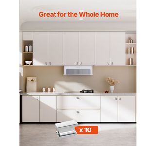 Confezione da 10 pomelli per armadietti in lega di zinco da 1,42 pollici, maniglie rettangolari per cassetti e porte, per mobili da cucina, comò e credenze - Product Image 2