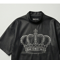 T-shirt Homme Personnalisé Imprimé Grande Taille avec Strass, 100% Coton, Haute Qualité, Séchage Rapide, Respirant, Style Streetwear Tendance
