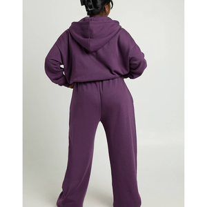 Conjunto Deportivo de Mujer con Capucha y Cordón Ajustable, Diseño de Letras Bordadas en 3D, Estilo Urbano, Talla XL, Informal, Nuevo - Product Image 2