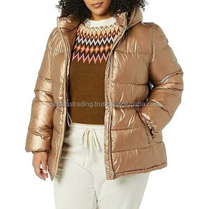 Chaqueta acolchada de peso pesado 2025 para mujer, forro de lana, algodón, cintura con cordón, diseño transpirable, ropa larga, precio al por mayor - Product Image 3
