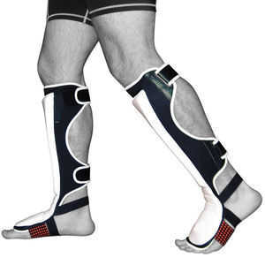 Protège-tibias en cuir pour boxe/MMA, personnalisables, pour Muay Thai et Kickboxing, avec protection des pieds sur mesure - Product Image 2