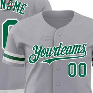 Maillots de baseball personnalisés de qualité supérieure, vente en gros, maillots et hauts de baseball personnalisés avec dégradé de couleurs - Product Image 2