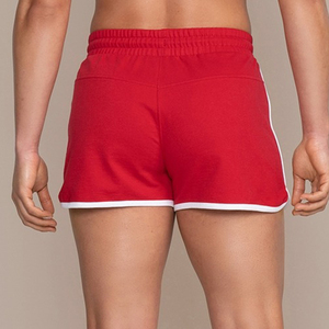 Nouveaux shorts d'été personnalisés en gros pour femmes, taille moyenne et plus, respirants, en Spandex/Polyester, avec logo décoratif, décontractés, pour le yoga et le sport - Product Image 3