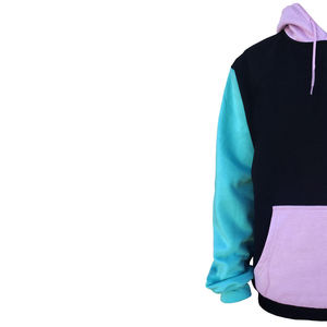 High Quality Eco-Friendly Lightweight Breathable Polyester/Cotton Fleece Double-Layer Oversized <b>Pullover</b> Hoodie Long <b>Men's</b> - Product Image 3