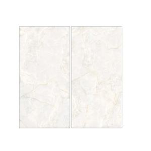 Azulejo de mármol blanco pulido clásico moderno grande 1600x3200mm losa Extra delgada textura sólida porcelana fina para uso doméstico - Product Image 1